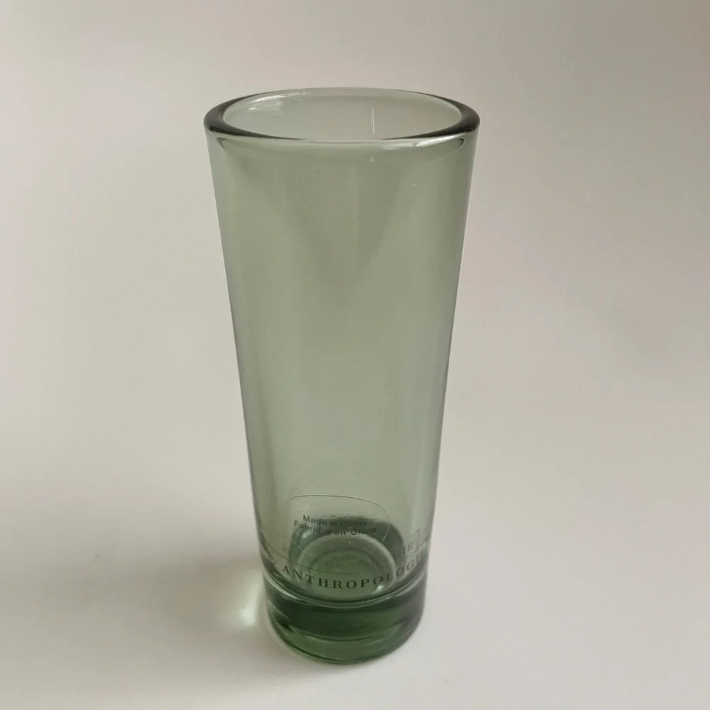 ANTHROPOLOGIE MORGAN SHOT GLASSES SET OF 4 NEW IN BOX *SAGE